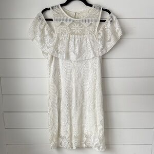 Miami White Lace Mini Dress